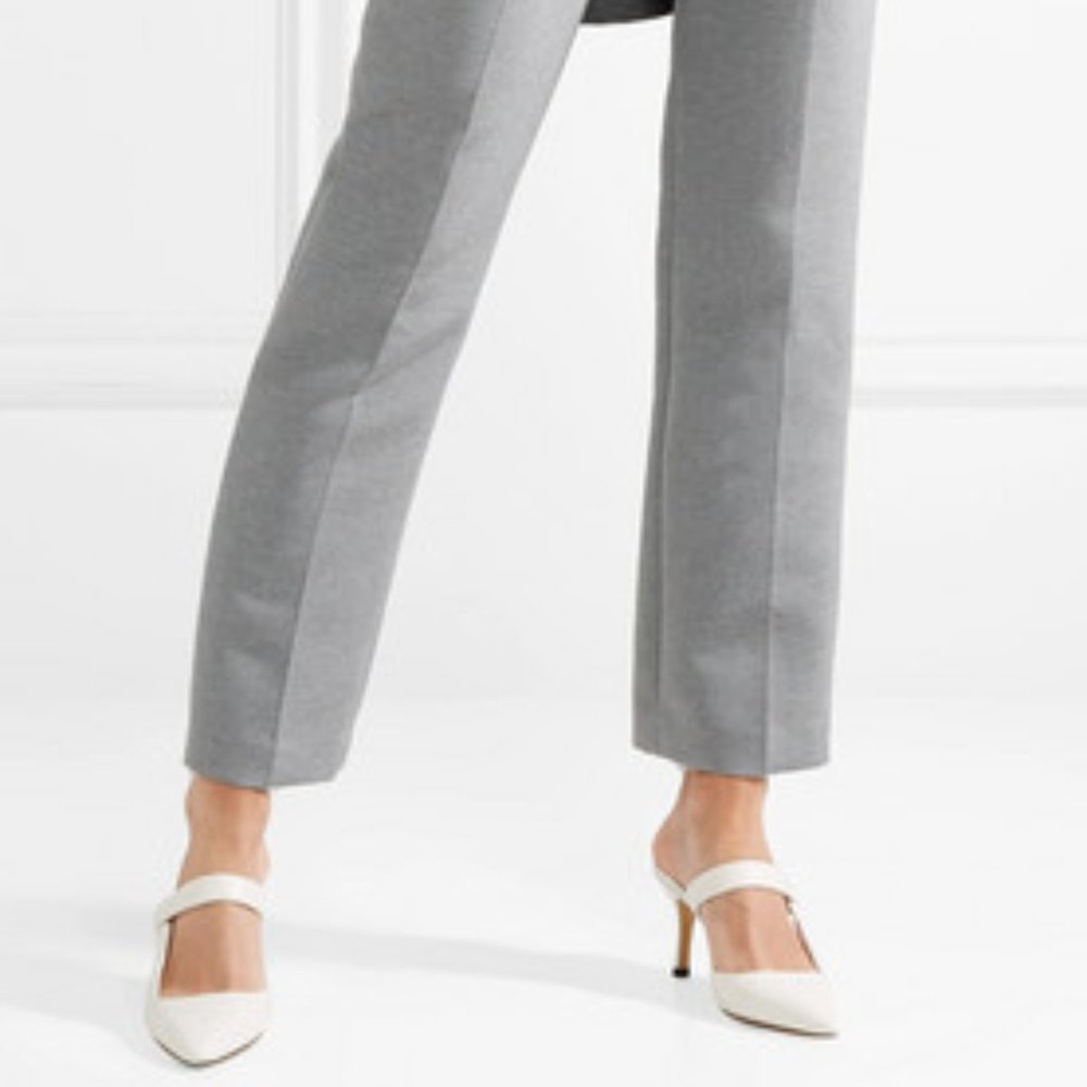 The Row Ivory Gala Twist Heels